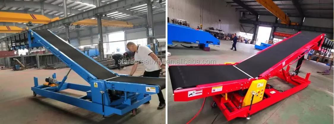 Mobile Truck Loading Unloading Belt Conveyor