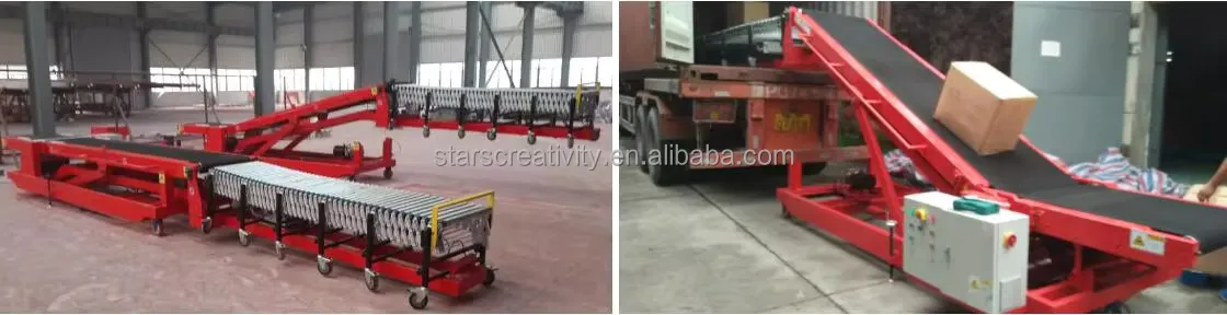 Mobile Truck Loading Unloading Belt Conveyor