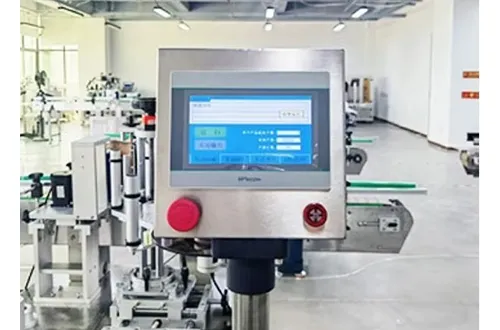 Automatic Flat Plane Top Side Labeling Sticker Machine