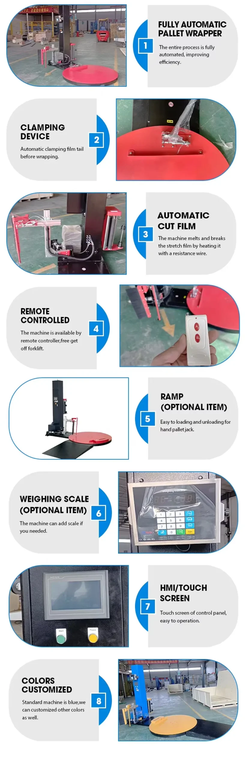 Automatic Pallet Wrapping Machine