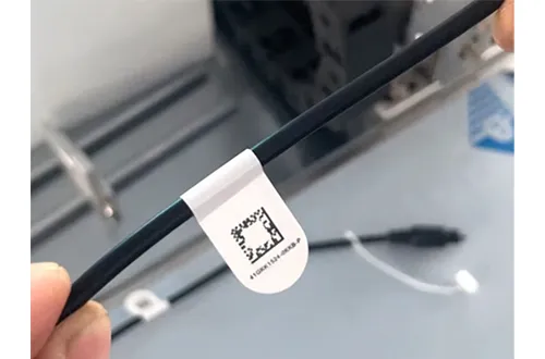 Automatic Wire Cable Flag Label Applicator Sticker Labeling Machine