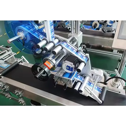Automatic Flat Plane Top Side Labeling Sticker Machine