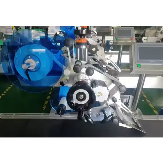 Automatic Flat Plane Top Side Labeling Sticker Machine